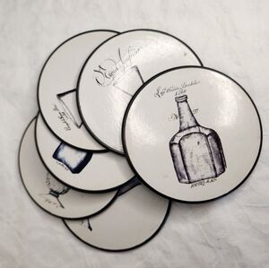 Vintage Norwegian Liquor Coasters
